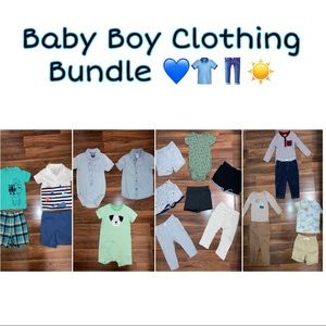 Bundle of Baby Boy Clothing ☀️💙👕